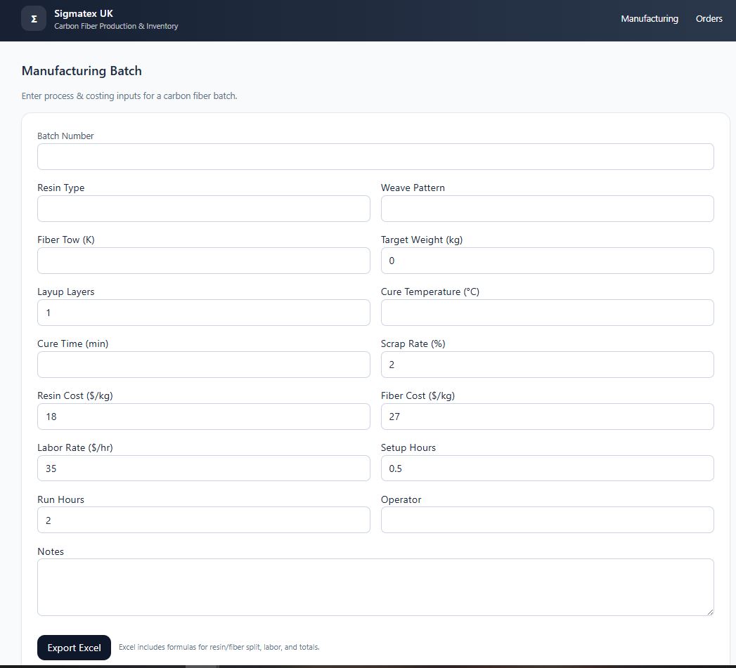 Customer Orders & Sage Integration screenshot
