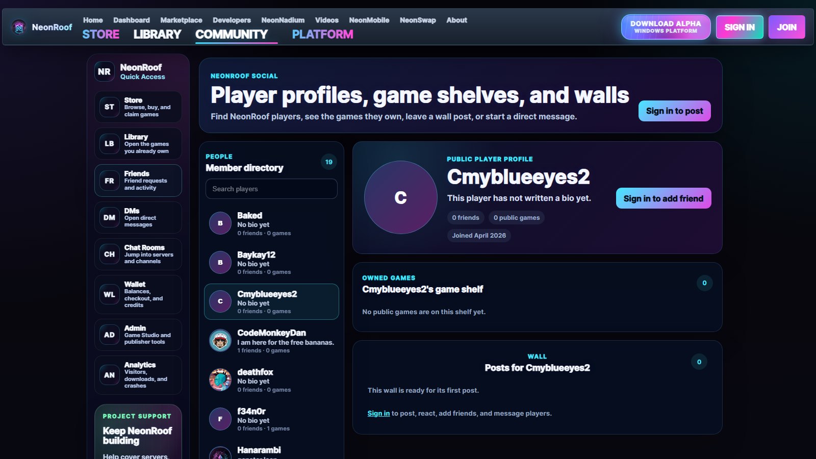 NeonRoof.com Profiles and Social